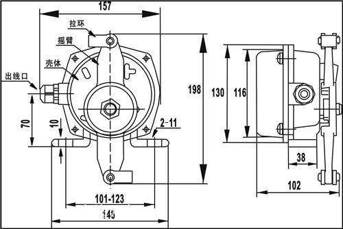 HLDM-KH-A方形溜槽堵塞檢測器 MT-DS-I堵煤開關(guān)堵塞開關(guān)